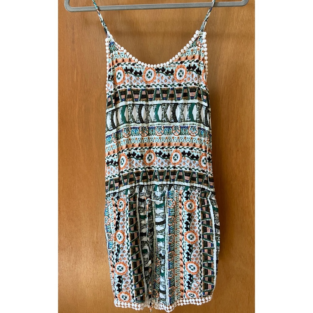 Pompom detail romper